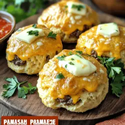 There is something undeniably comforting about delicious, homemade snacks that blend simplicity with flavor. In the realm of comfort food, few dishes can compete with the joy of a cheeseburger. Now, imagine taking that classic experience and transforming it into a fun, bite-sized treat. Enter Garlic Parmesan Cheeseburger Bombs—flavor-packed morsels that encapsulate all the elements of a cheeseburger while adding a delightful twist.