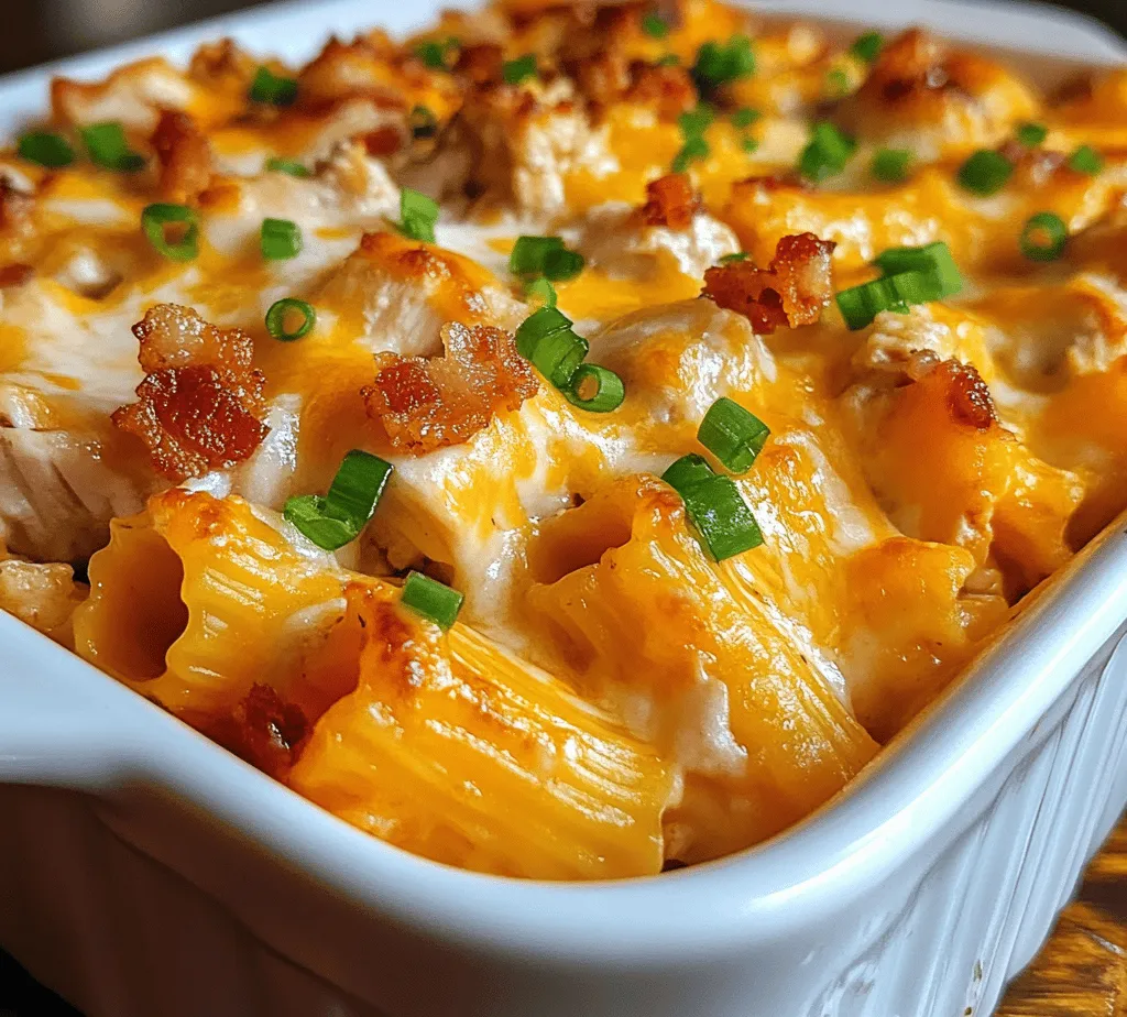 If you’re looking for a dish that effortlessly combines comfort and convenience, look no further than the Cheesy Chicken Bacon Ranch Casserole. This hearty meal has earned its place as a family favorite, thanks to its rich flavors and creamy texture. Imagine tender chicken, crispy bacon, and gooey cheese all nestled together in a warm, comforting casserole. It's the kind of dish that makes you feel at home, perfect for both busy weeknights and leisurely weekends.