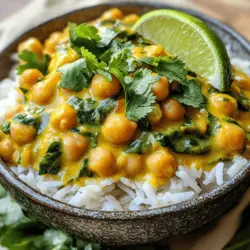 As the world increasingly embraces the benefits of plant-based diets, chickpeas have emerged as a superstar ingredient, capturing the hearts and palates of health enthusiasts and culinary explorers alike. Rich in protein, fiber, and essential nutrients, these little legumes are not only versatile but packed with flavor. They serve as the perfect foundation for a myriad of dishes, one of which is the Tropical Creamy Coconut Chickpea Curry. This recipe combines the delightful creaminess of coconut with the hearty texture of chickpeas, creating a dish that is as nourishing as it is delicious.