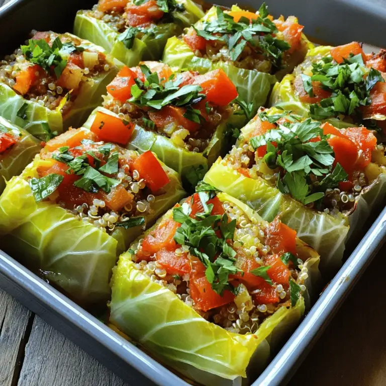 To create the perfect savory stuffed cabbage rolls, it’s essential to understand the key ingredients that contribute to their flavor and nutritional value. Each component plays a significant role, from the cabbage that serves as the outer layer to the filling that provides substance and taste.