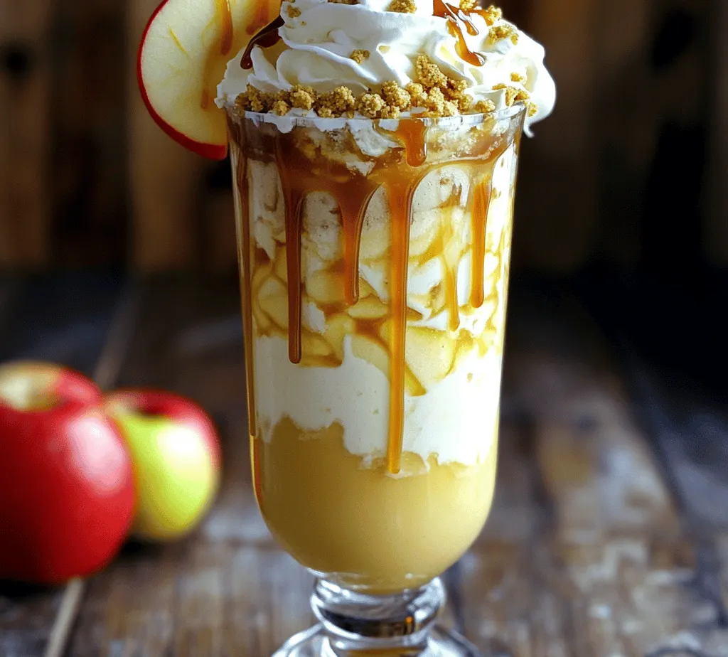 If you're searching for a delightful dessert that perfectly combines the comforting flavors of autumn with the creamy indulgence of a milkshake, look no further than the Caramel Apple Pie Milkshake. This decadent treat is more than just a drink; it's a nostalgic journey back to family gatherings and cozy evenings spent savoring homemade apple pie. With each sip, you'll be reminded of warm slices of pie topped with a drizzle of caramel and a sprinkle of cinnamon, evoking memories of crisp fall days and festive celebrations.