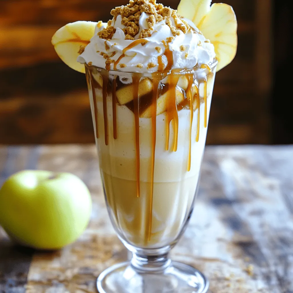 If you're searching for a delightful dessert that perfectly combines the comforting flavors of autumn with the creamy indulgence of a milkshake, look no further than the Caramel Apple Pie Milkshake. This decadent treat is more than just a drink; it's a nostalgic journey back to family gatherings and cozy evenings spent savoring homemade apple pie. With each sip, you'll be reminded of warm slices of pie topped with a drizzle of caramel and a sprinkle of cinnamon, evoking memories of crisp fall days and festive celebrations.