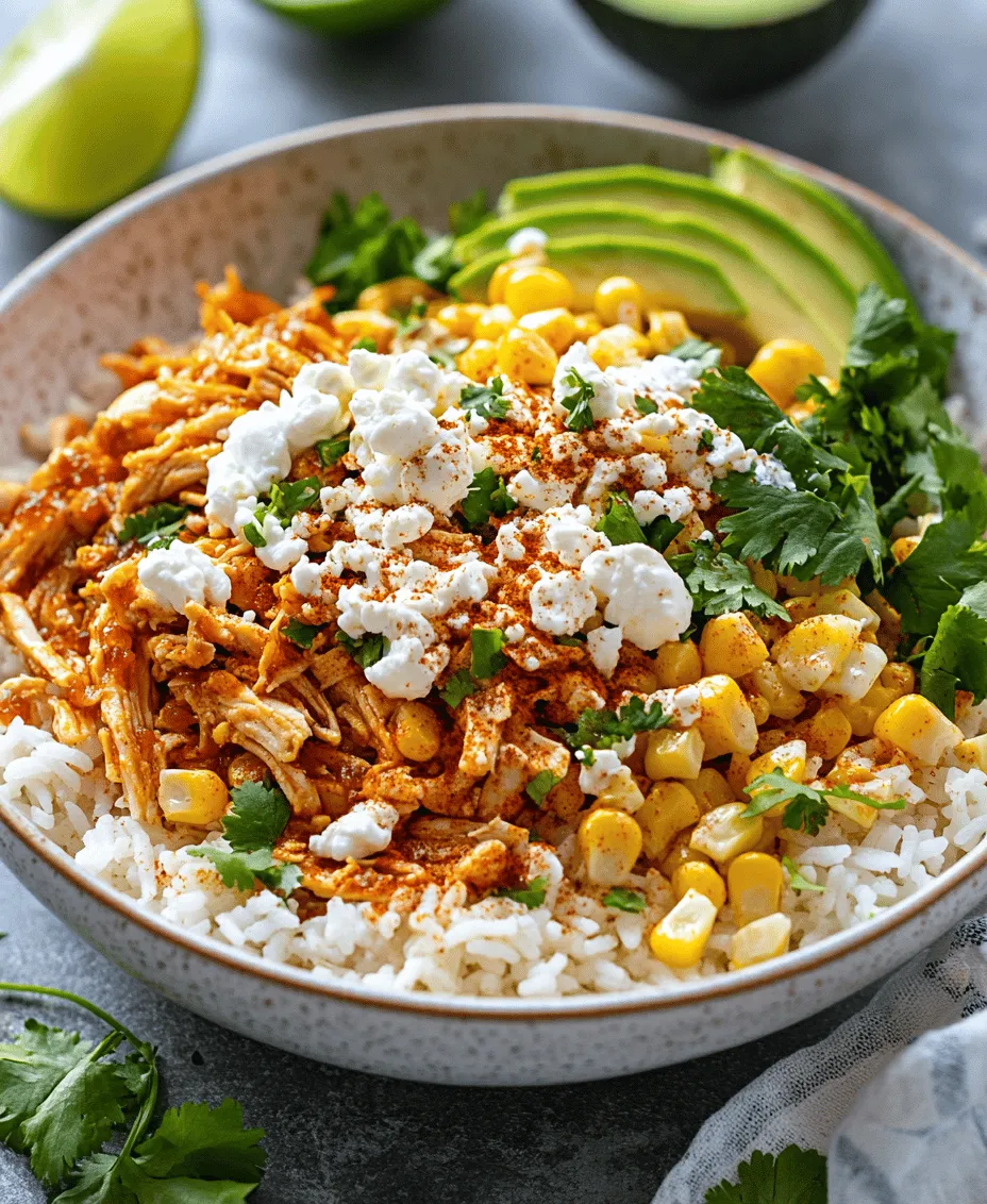 The Street Corn Chicken Rice Bowl is a vibrant and satisfying dish that captures the essence of traditional street corn, also known as elote, and transforms it into a wholesome meal. This recipe combines tender rotisserie chicken, fresh corn, and flavorful spices, all served over a bed of fluffy rice. It is a perfect example of how one can enjoy rich culinary traditions while accommodating modern dietary needs.