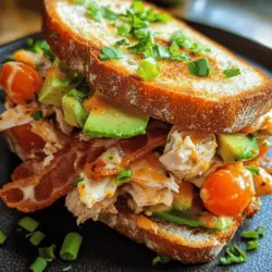 The magic of the Savory BLT Chicken Salad Sandwich lies in its ingredients. Each component plays a vital role in elevating the dish's flavor and texture, ensuring that every bite is a delightful experience. Let's take a closer look at what goes into this scrumptious sandwich.