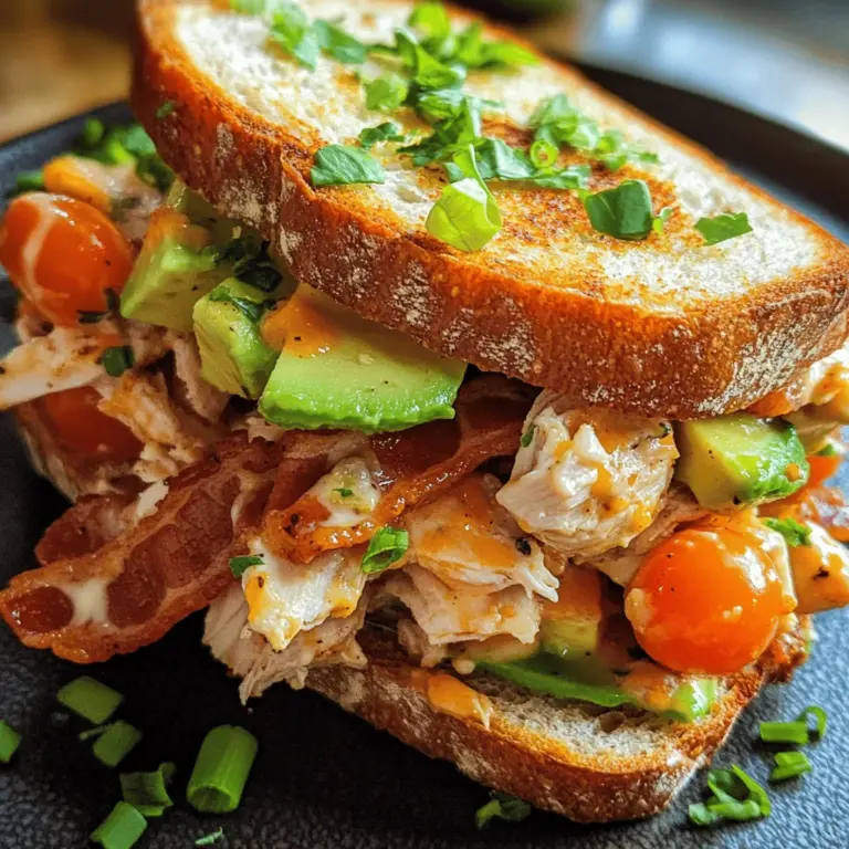 The magic of the Savory BLT Chicken Salad Sandwich lies in its ingredients. Each component plays a vital role in elevating the dish's flavor and texture, ensuring that every bite is a delightful experience. Let's take a closer look at what goes into this scrumptious sandwich.