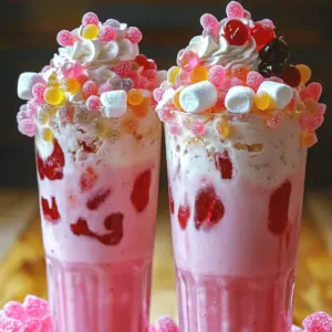 In the world of desserts, few creations capture the imagination quite like freakshakes. Originating from Australia, these extravagant milkshakes are a feast for both the eyes and the palate. With their towering heights and vibrant colors, freakshakes quickly took the social media scene by storm, becoming a must-try item for dessert lovers everywhere. The Decadent Pink Candy Freakshake is no exception—it's a delightful concoction that elevates the traditional milkshake into a whimsical indulgence filled with playful flavors and textures.