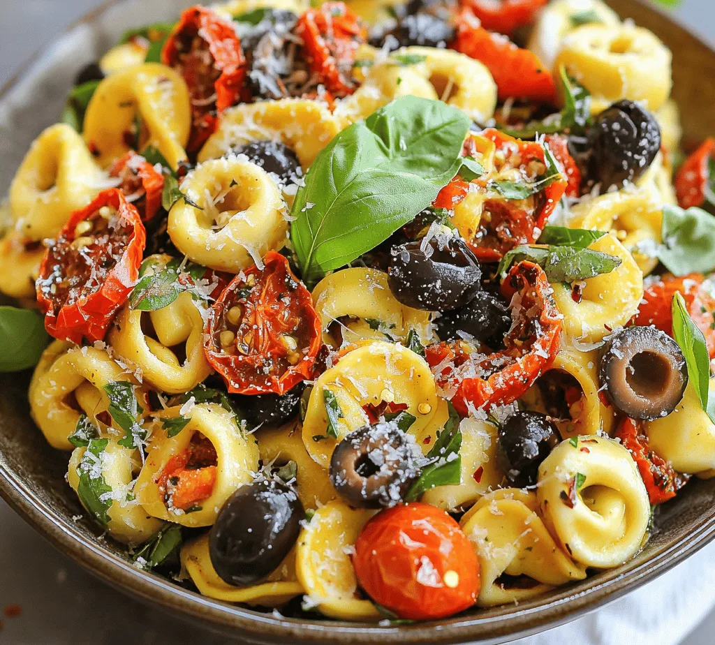 If you're looking for a dish that embodies the essence of Mediterranean cuisine while being versatile enough for any occasion, look no further than the Sun Dried Tomato Tortellini Pasta Salad. This vibrant and flavorful salad combines the rich, sun-kissed flavors of Italian ingredients, making it a perfect choice for gatherings, summer picnics, or even quick weeknight meals. With its delightful blend of textures and tastes, this pasta salad is not only satisfying but also visually appealing, featuring a beautiful array of colors that will make it the centerpiece of your dining table.