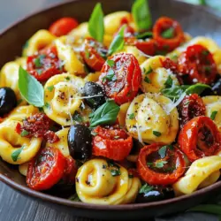 If you're looking for a dish that embodies the essence of Mediterranean cuisine while being versatile enough for any occasion, look no further than the Sun Dried Tomato Tortellini Pasta Salad. This vibrant and flavorful salad combines the rich, sun-kissed flavors of Italian ingredients, making it a perfect choice for gatherings, summer picnics, or even quick weeknight meals. With its delightful blend of textures and tastes, this pasta salad is not only satisfying but also visually appealing, featuring a beautiful array of colors that will make it the centerpiece of your dining table.