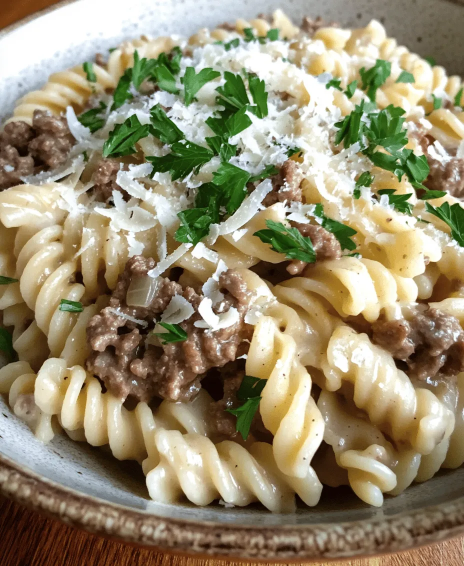 In the realm of quick and satisfying meals, few dishes can compete with Stovetop Creamy Ground Beef Pasta. This dish is not only a comforting classic but also a versatile recipe that appeals to families and busy individuals alike. Whether you're coming home from a long day at work or trying to whip up something special for your loved ones, this creamy pasta dish fits the bill perfectly. It combines the hearty flavors of ground beef with the creamy goodness of a rich sauce, all while being ready in under 30 minutes.