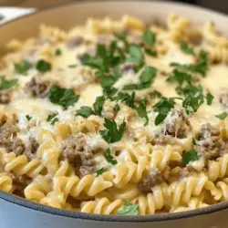 In the realm of quick and satisfying meals, few dishes can compete with Stovetop Creamy Ground Beef Pasta. This dish is not only a comforting classic but also a versatile recipe that appeals to families and busy individuals alike. Whether you're coming home from a long day at work or trying to whip up something special for your loved ones, this creamy pasta dish fits the bill perfectly. It combines the hearty flavors of ground beef with the creamy goodness of a rich sauce, all while being ready in under 30 minutes.