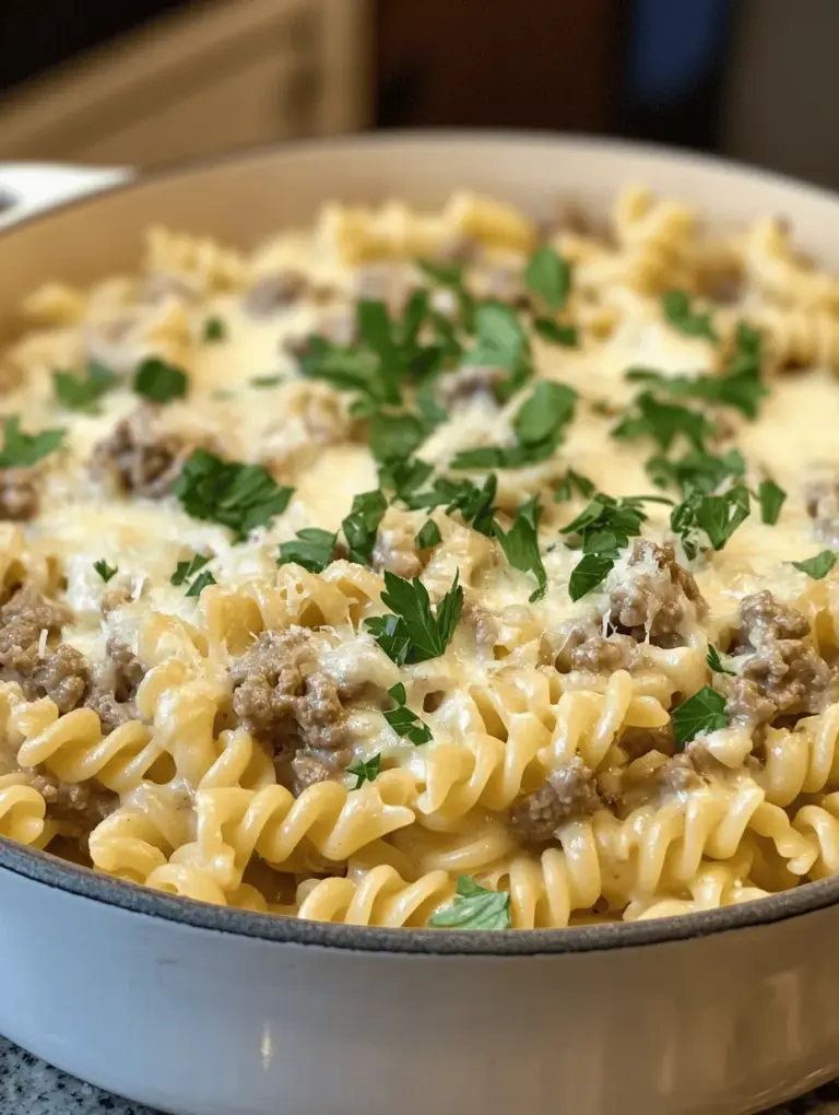 In the realm of quick and satisfying meals, few dishes can compete with Stovetop Creamy Ground Beef Pasta. This dish is not only a comforting classic but also a versatile recipe that appeals to families and busy individuals alike. Whether you're coming home from a long day at work or trying to whip up something special for your loved ones, this creamy pasta dish fits the bill perfectly. It combines the hearty flavors of ground beef with the creamy goodness of a rich sauce, all while being ready in under 30 minutes.