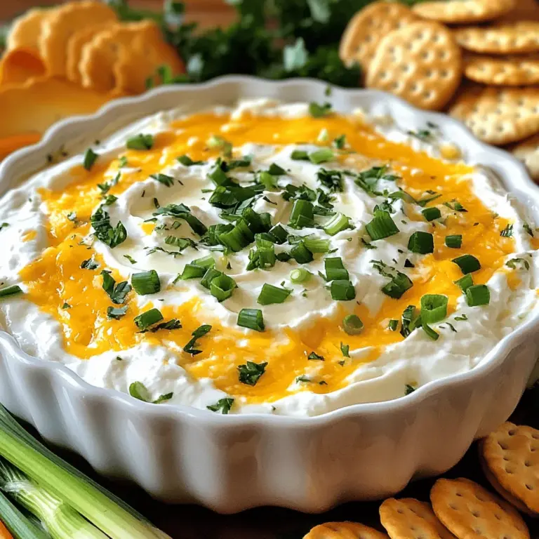 When it comes to hosting events or casual gatherings, a standout dip can elevate the experience and keep your guests coming back for more. Enter the Million Dollar Cream Cheese Garlic Dip, a delectable concoction that is both creamy and packed with robust flavors. This irresistible dip has rapidly become a favorite among food enthusiasts, offering a luxurious texture that pairs perfectly with a variety of dippers—from crunchy vegetables to crispy chips.