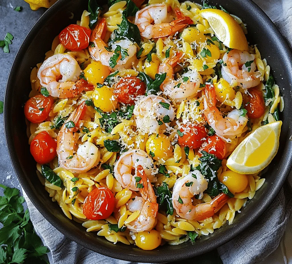 To create the perfect One Pan Parmesan Orzo with Shrimp, it's essential to understand the key ingredients and their roles in this delicious recipe. Each component adds its own unique flavor and nutritional benefit, making this dish a well-rounded meal.