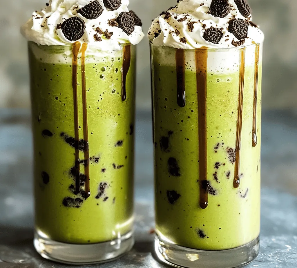 If you're searching for a refreshing treat that tantalizes the taste buds and elevates your caffeine game, look no further than the Cookies & Cream Matcha Frappe. This delightful concoction marries the earthy essence of matcha green tea with the nostalgic sweetness of classic Oreo cookies, creating a unique beverage that appeals to both matcha enthusiasts and dessert lovers alike. Whether enjoyed on a warm afternoon or as a decadent dessert after dinner, this frappe is sure to become a favorite for any occasion.