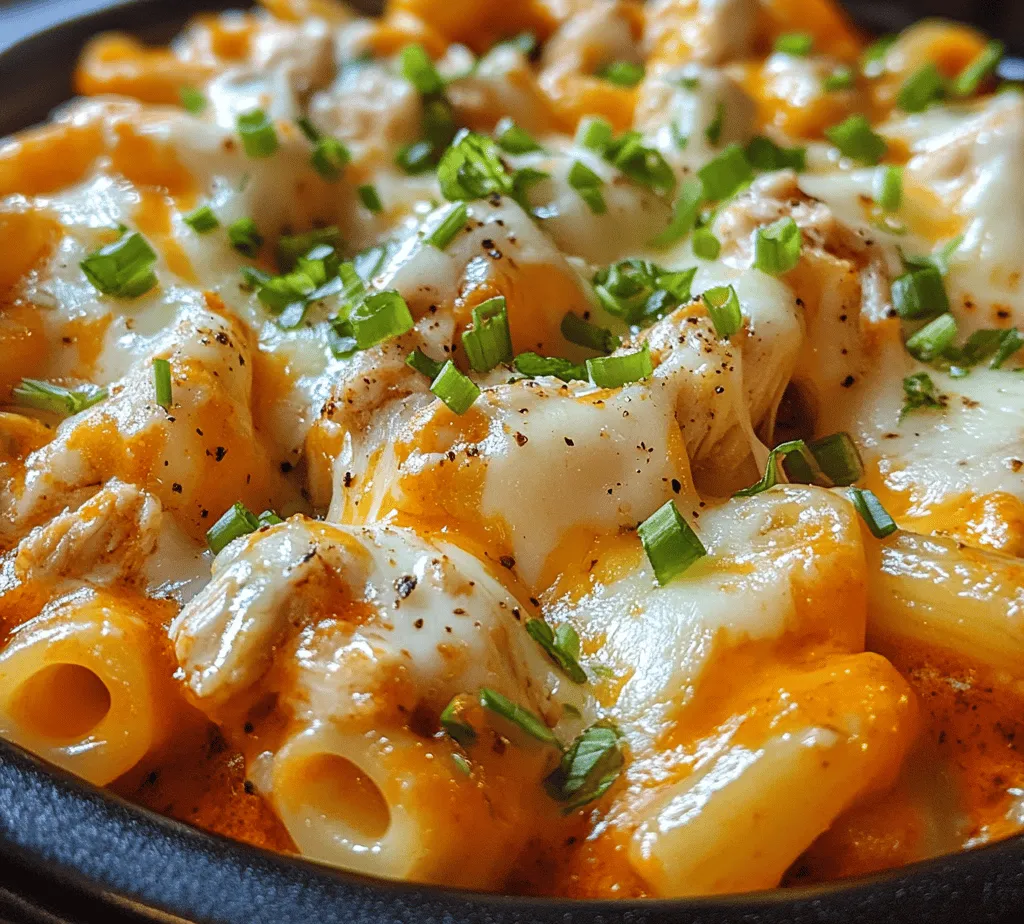 Buffalo Chicken Mac & Cheese is a delightful fusion of flavors that perfectly embodies the essence of comfort food. Imagine the creamy, cheesy goodness of traditional mac and cheese, punctuated by the zesty kick of buffalo chicken. This dish has become a favorite among food enthusiasts for its ability to blend the richness of cheese with the boldness of buffalo sauce, creating a culinary experience that is both comforting and exhilarating.