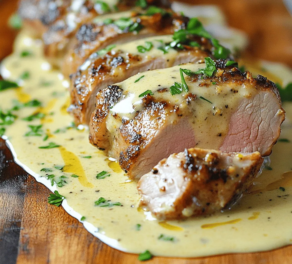 In the realm of home cooking, few dishes can rival the allure of a perfectly cooked pork tenderloin. This cut of meat, renowned for its tenderness and flavor, serves as the star of our recipe for Savory Pork Tenderloin with Creamy Mustard Sauce. This dish is not only a feast for the senses but also a versatile choice that can elevate both weekday dinners and special gatherings. The harmonious blend of succulent pork and a rich, tangy mustard sauce creates a memorable culinary experience that will impress your family and guests alike.