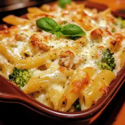 For many home cooks, the quest for the perfect weeknight meal often leads to comforting pasta dishes that are both satisfying and easy to prepare. Enter Creamy Broccoli and Chicken Penne—a dish that embodies all of these qualities and more. This delightful recipe brings together tender pieces of chicken, vibrant green broccoli, and hearty penne pasta, all enveloped in a luscious cream sauce. Whether you’re rushing home after a long day or hosting a family gathering, this creamy pasta dish promises to please everyone at the table.