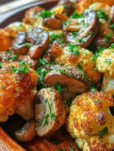 As the culinary world increasingly embraces plant-based diets, the popularity of vegetable-centric side dishes has soared. Gone are the days when vegetables were merely an afterthought on the dinner plate; today, they take center stage, celebrated for their vibrant flavors and numerous health benefits. One such dish that perfectly embodies this trend is Garlicy Roasted Cauliflower & Mushrooms. This dish not only showcases the natural deliciousness of its ingredients but also serves as a versatile addition to any meal, whether it's a casual weeknight dinner or a festive gathering.