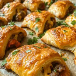 To create the perfect Rotel Sausage and Cream Cheese Crescents, it's essential to understand the role each ingredient plays in forming the dish's signature flavor and texture. Here's a closer look at the key components: