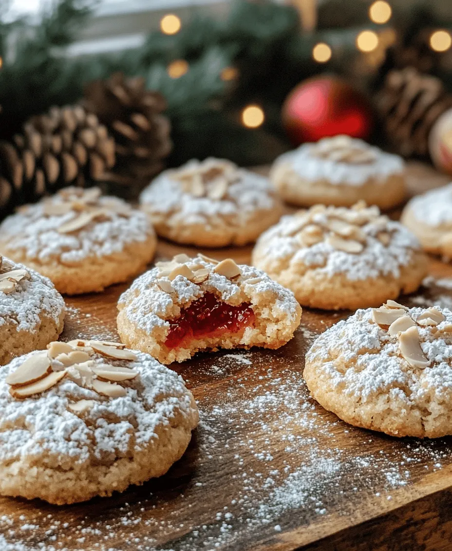 When it comes to delightful treats that merge flavors and textures in perfect harmony, Raspberry-Filled Almond Snow Cookies stand out as a unique and enticing option. These cookies are not just about their appearance; they offer a delightful combination of nutty almond and tangy raspberry that makes each bite a memorable experience. The soft, buttery cookies encase a vibrant raspberry filling, creating a contrast that can make anyone's taste buds dance.