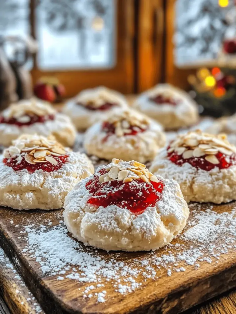 When it comes to delightful treats that merge flavors and textures in perfect harmony, Raspberry-Filled Almond Snow Cookies stand out as a unique and enticing option. These cookies are not just about their appearance; they offer a delightful combination of nutty almond and tangy raspberry that makes each bite a memorable experience. The soft, buttery cookies encase a vibrant raspberry filling, creating a contrast that can make anyone's taste buds dance.