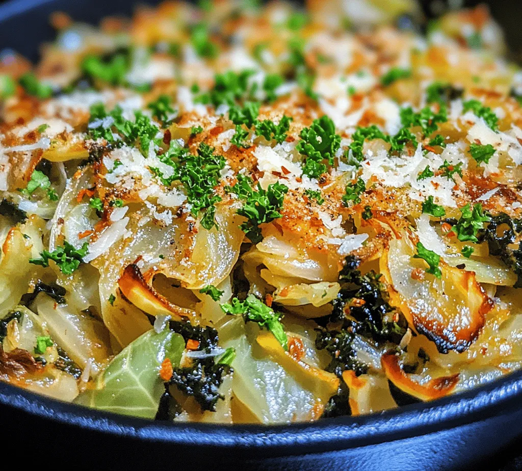 Before diving into the preparation steps, it is essential to understand the nutritional benefits of each ingredient in the Garlic Sautéed Cabbage Kale Skillet. Each component plays a crucial role not only in flavor but also in promoting health.