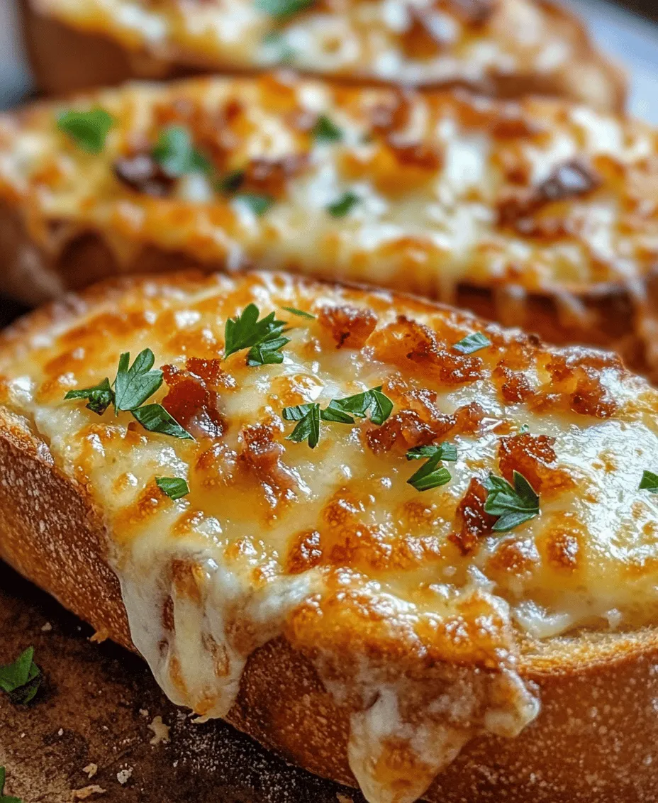 Cheesy Bacon Garlic Toast is a delectable treat that combines the irresistible flavors of crispy bacon, gooey cheese, and aromatic garlic, all atop toasted bread. Perfect as an appetizer, snack, or even a side dish, this recipe is simple yet indulgent, making it a favorite for gatherings or cozy nights in. In this article, we will explore the enticing world of Cheesy Bacon Garlic Toast, from its ingredients and preparation to tips for perfecting the dish. Join us as we dive into this savory delight that is sure to satisfy your cravings.