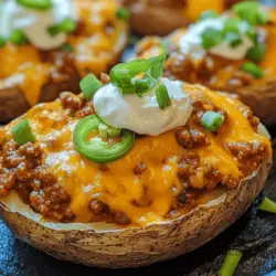 To create the best Spicy Chili Cheese Baked Potatoes, it’s essential to understand the key components that contribute to the overall flavor and texture of this delectable dish.