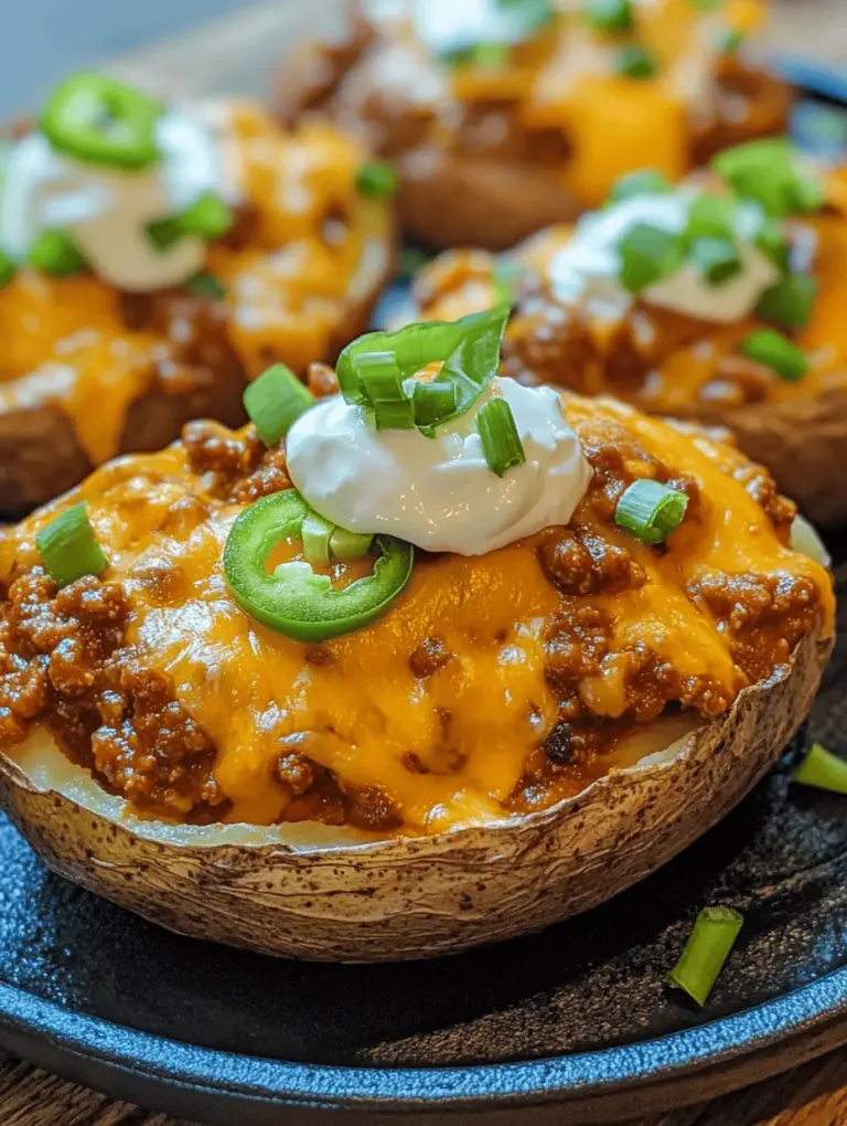 To create the best Spicy Chili Cheese Baked Potatoes, it’s essential to understand the key components that contribute to the overall flavor and texture of this delectable dish.