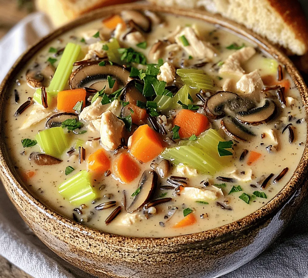 When the chill of winter settles in or a rainy day calls for a cozy meal, few dishes can compete with a bowl of Creamy Mushroom Chicken and Wild Rice Soup. This hearty soup is not just a meal; it's a warm embrace in a bowl, offering both comfort and nourishment. Combining tender chicken, earthy mushrooms, and wholesome wild rice, this recipe blends flavors and textures that create a satisfying experience. What makes this soup truly special is its ability to warm the soul while providing essential nutrients, making it a staple in many households.