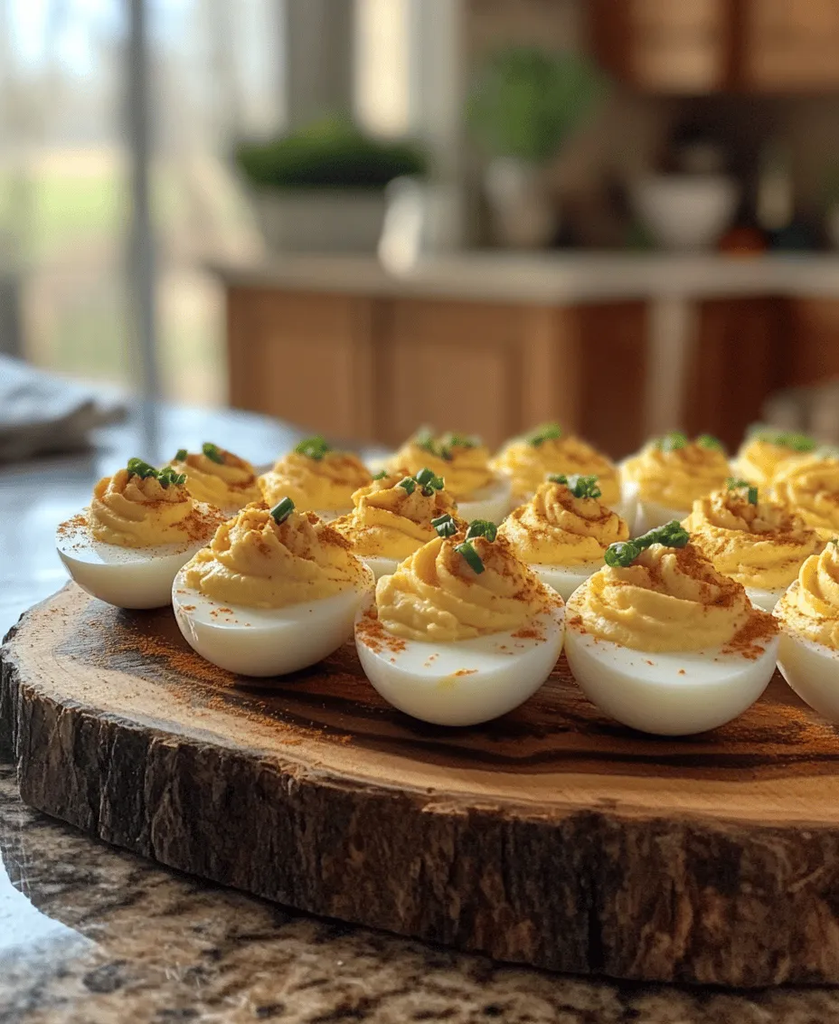 Deviled eggs are a timeless appetizer that has graced tables from casual picnics to elegant parties for generations. With their creamy filling nestled within tender egg whites, these delightful bites are not only visually appealing but also packed with flavor. Their popularity continues to soar, particularly during gatherings, holidays, and celebrations, where they often become the star of the spread. With their versatility and ease of preparation, deviled eggs present a simple yet delicious option that appeals to a wide array of palates.