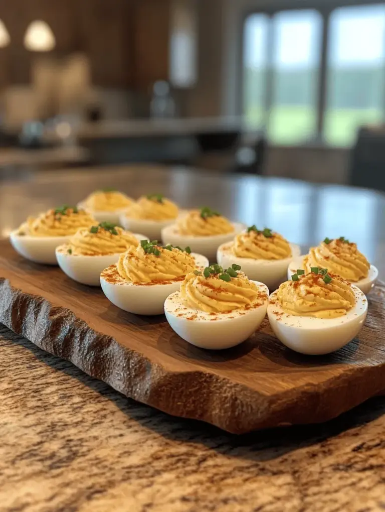 Deviled eggs are a timeless appetizer that has graced tables from casual picnics to elegant parties for generations. With their creamy filling nestled within tender egg whites, these delightful bites are not only visually appealing but also packed with flavor. Their popularity continues to soar, particularly during gatherings, holidays, and celebrations, where they often become the star of the spread. With their versatility and ease of preparation, deviled eggs present a simple yet delicious option that appeals to a wide array of palates.