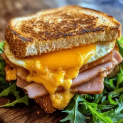 The Savory Ham, Egg & Cheese Morning Delight is not just any breakfast option; it’s a hearty, satisfying start to the day that combines the classic flavors of ham, eggs, and cheese into a delicious sandwich. This dish has become a morning staple for many, thanks to its comforting ingredients that come together to create a meal that is both nourishing and fulfilling. Whether you're enjoying it on a rushed weekday morning or savoring it slowly on a leisurely weekend, this breakfast delight is sure to please.