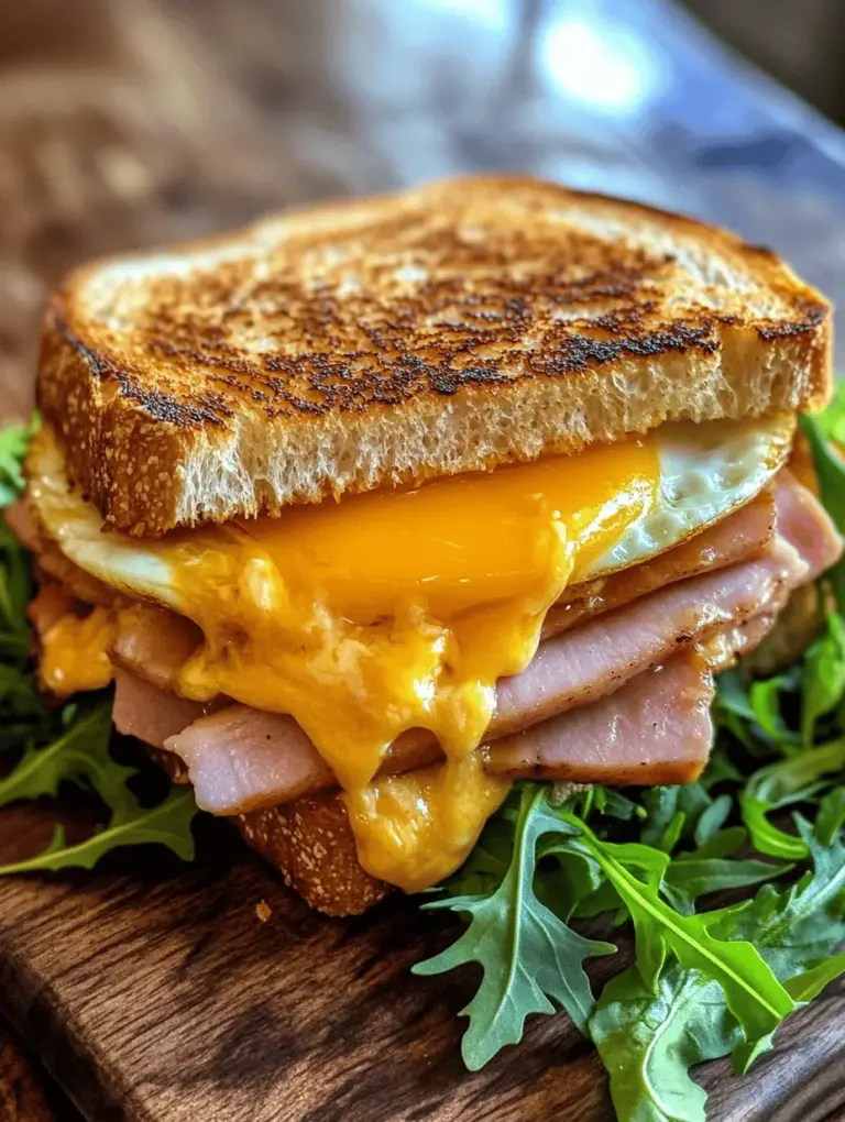 The Savory Ham, Egg & Cheese Morning Delight is not just any breakfast option; it’s a hearty, satisfying start to the day that combines the classic flavors of ham, eggs, and cheese into a delicious sandwich. This dish has become a morning staple for many, thanks to its comforting ingredients that come together to create a meal that is both nourishing and fulfilling. Whether you're enjoying it on a rushed weekday morning or savoring it slowly on a leisurely weekend, this breakfast delight is sure to please.