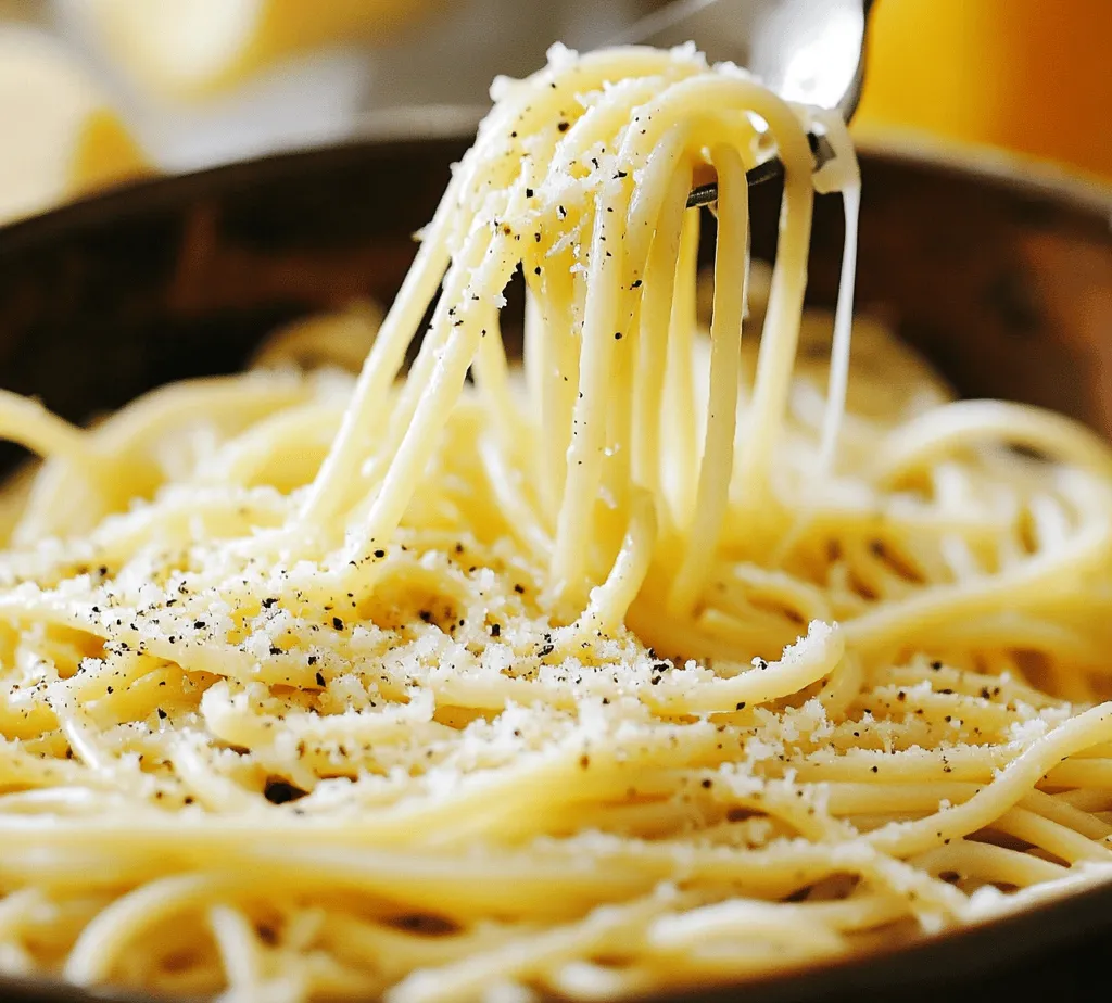 Cacio e Pepe, translating to 