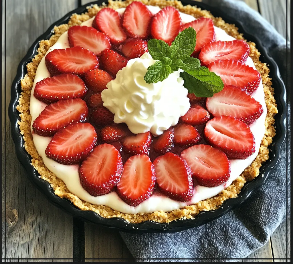 As the days grow warmer and the sun shines brighter, one dessert rises to the occasion, capturing the essence of summer in every bite: the Chilled Strawberry Dream Pie. This delightful treat is not only a feast for the eyes but also a refreshing indulgence that is perfect for any warm-weather gathering. With its luscious filling made from fresh, ripe strawberries and a creamy base, this pie offers a burst of fruity flavor that dances on your palate.