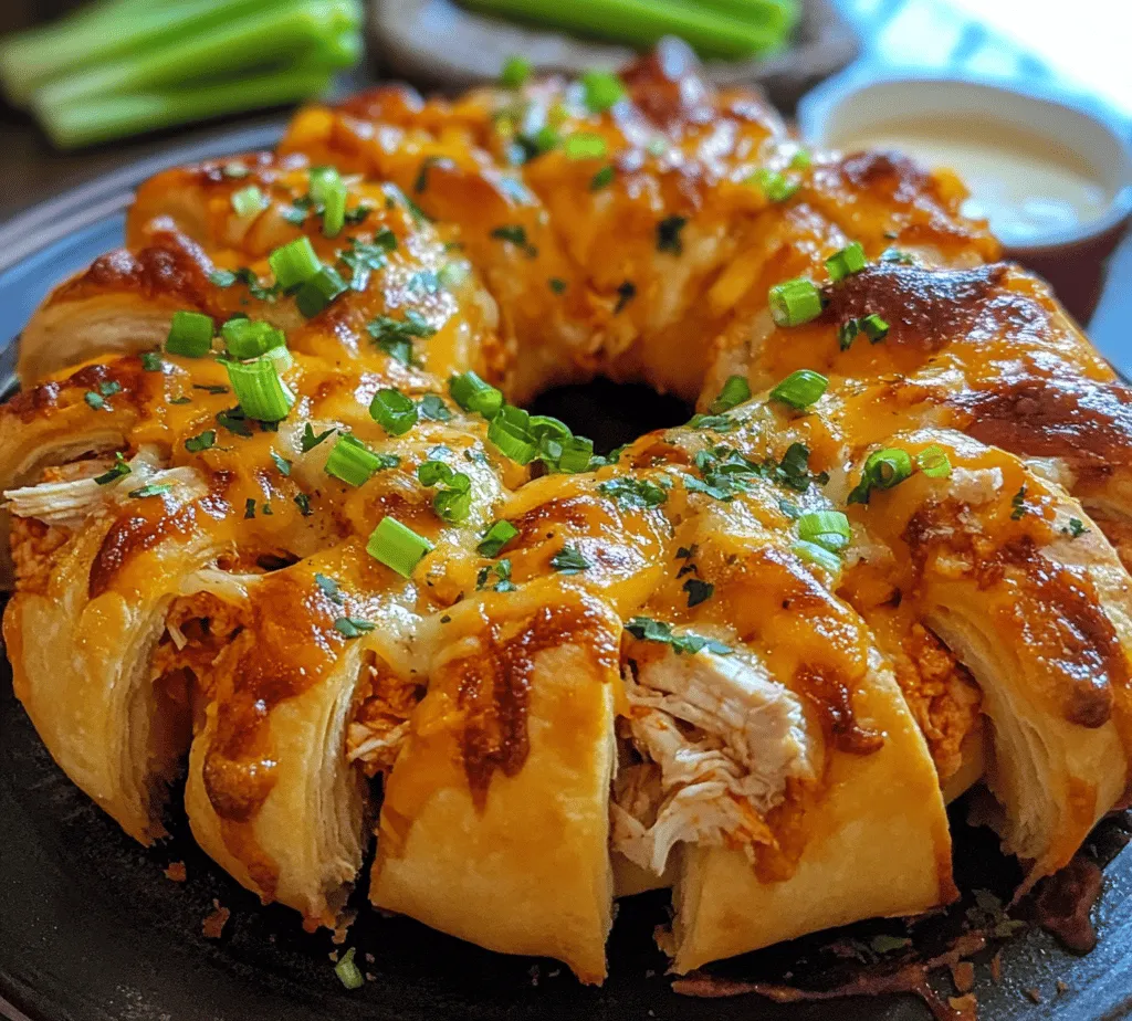 Before diving into the step-by-step process, it's essential to understand the key ingredients that make the Buffalo Chicken Crescent Ring both flavorful and satisfying. Each component plays a significant role in achieving the perfect blend of textures and tastes.