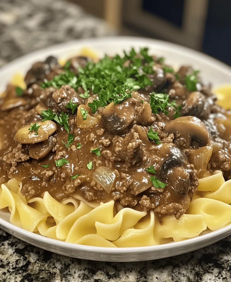 Beefy Stroganoff Delight is not just a meal; it’s a warm embrace on a plate. This comforting and hearty dish has become a staple in kitchens around the world, beloved for its rich flavors and creamy texture. In today’s fast-paced lifestyle, where convenience often takes precedence over culinary exploration, having an easy yet delicious recipe in your repertoire is essential. Beefy Stroganoff Delight checks all the boxes: it’s straightforward to prepare, satisfying, and sure to please the whole family.