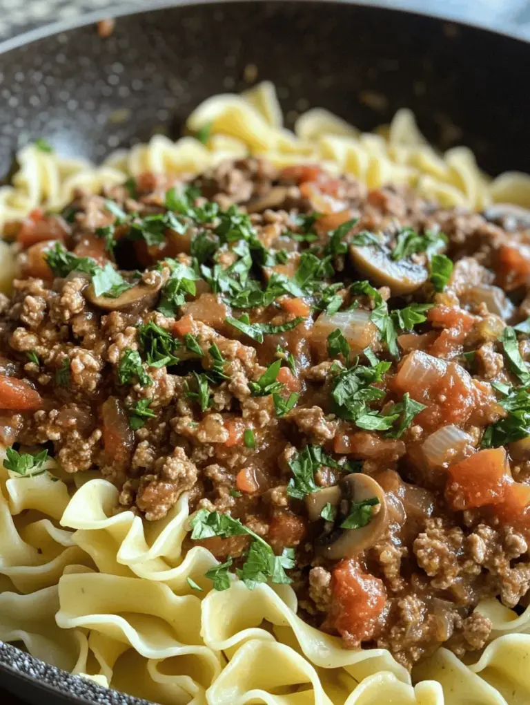 Beefy Stroganoff Delight is not just a meal; it’s a warm embrace on a plate. This comforting and hearty dish has become a staple in kitchens around the world, beloved for its rich flavors and creamy texture. In today’s fast-paced lifestyle, where convenience often takes precedence over culinary exploration, having an easy yet delicious recipe in your repertoire is essential. Beefy Stroganoff Delight checks all the boxes: it’s straightforward to prepare, satisfying, and sure to please the whole family.