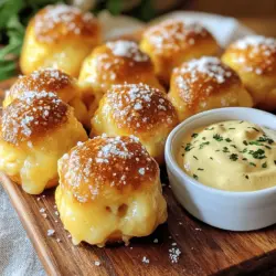 There's something undeniably delightful about the experience of indulging in homemade cheesy pretzel bites. Imagine biting into a warm, soft pretzel, its exterior perfectly golden and slightly crispy, revealing a fluffy interior that melts in your mouth. As if that weren't enough, these bites come accompanied by a velvety cheddar sauce that enhances every morsel with creamy richness. Whether you’re hosting a party, enjoying a cozy movie night, or gearing up for game day, these cheesy pretzel bites serve as the ideal snack that brings friends and family together.