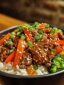 In today’s fast-paced world, finding time to prepare a nutritious and satisfying meal can often feel overwhelming. Enter the Crispy Beef Rice Bowl—a dish that beautifully brings together protein, vegetables, and grains in one convenient bowl. This delightful recipe not only caters to your taste buds but also addresses the need for quick and easy meal solutions, making it an ideal option for busy weeknight dinners or meal prep for the week ahead.