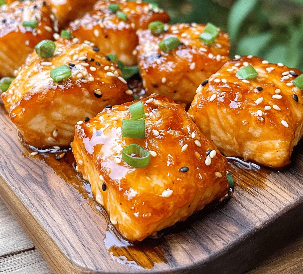 If you're a seafood enthusiast, you'll definitely want to add Crispy Honey Garlic Salmon Bites to your recipe repertoire. This dish perfectly balances a crunchy exterior with tender, flaky salmon and a mouthwatering sweet-savory sauce that will make your taste buds dance. The appeal of honey garlic salmon bites lies not only in their delightful flavor but also in their versatility; they can be served as an appetizer at your next gathering or as a main course for a simple yet satisfying dinner. Whether you’re hosting a dinner party or looking for a quick weeknight meal, this recipe is sure to impress.