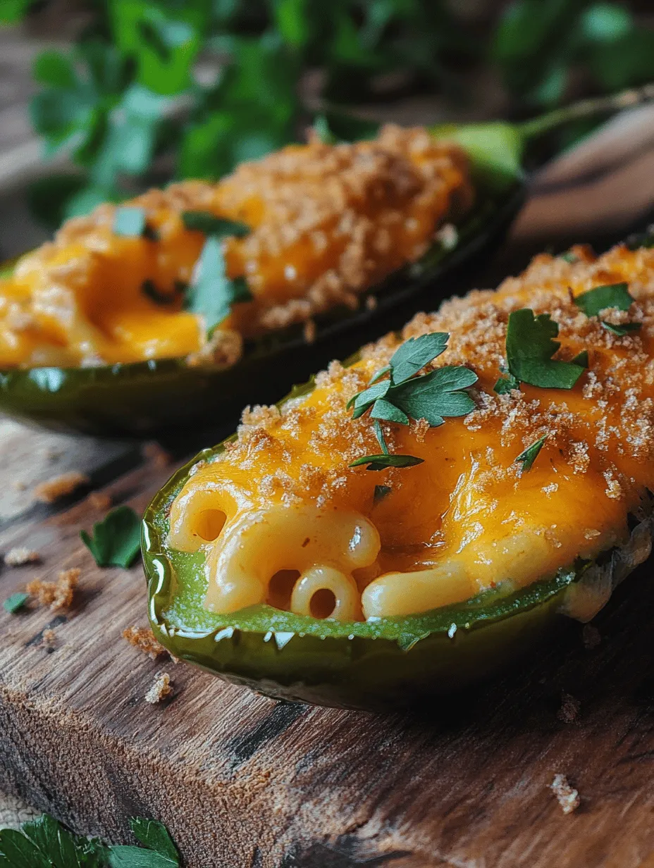 In the world of culinary innovation, using leftovers has become more than just a means to reduce waste—it's a trend that inspires creativity and deliciousness. One standout recipe that embodies this movement is Leftover Mac 'n' Cheese Stuffed Jalapenos. This dish takes the classic comfort food of macaroni and cheese and elevates it to new heights by transforming it into a spicy, flavor-packed appetizer or snack. Imagine the creamy, cheesy goodness of macaroni and cheese enveloped in the bold, zesty taste of jalapeños. This combination not only tantalizes the taste buds but also offers a unique experience that’s perfect for gatherings or family meals.