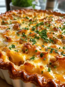 Hillbilly Pie is not just a dish; it’s an experience wrapped in nostalgia and comfort. This hearty pie, filled with tender meats and vibrant vegetables, brings families together at the dinner table, offering warmth and satisfaction in every bite. Often regarded as a soul-soothing meal, Hillbilly Pie embodies the essence of home cooking—simple, affordable, and utterly delicious.