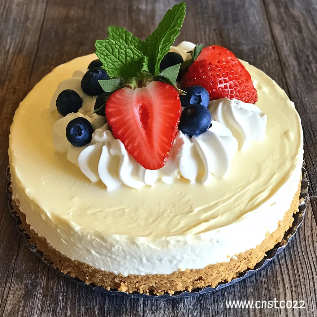 No Bake Classic Woolworth Cheesecake Recipe