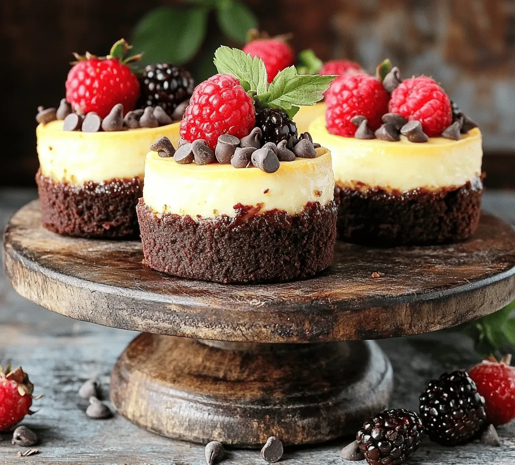 If you’re on the hunt for a dessert that beautifully marries rich chocolate with the creamy goodness of cheesecake, look no further than brownie bottom mini cheesecakes. This delightful treat seamlessly combines two beloved desserts into one irresistible package, making it a perfect choice for various occasions—from casual family gatherings to elegant dinner parties.