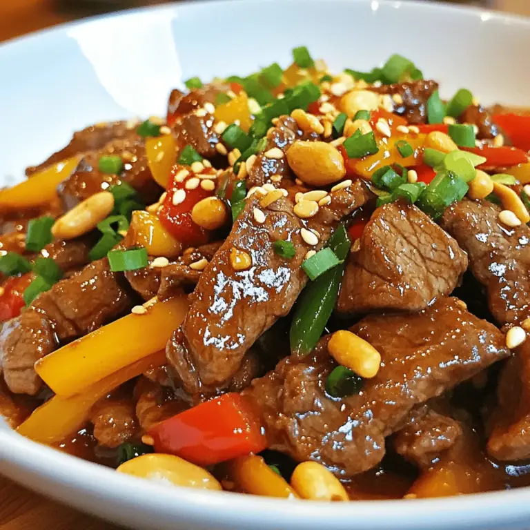 Kung Pao Beef is more than just a dish; it is a culinary experience that reflects the rich tapestry of Chinese cuisine. Originating from the Sichuan province, this stir-fry combines tender pieces of beef with vegetables and a medley of bold flavors, making it a favorite among food enthusiasts worldwide. The traditional version balances heat, sweetness, and a hint of tanginess, creating a dish that is both comforting and exciting.