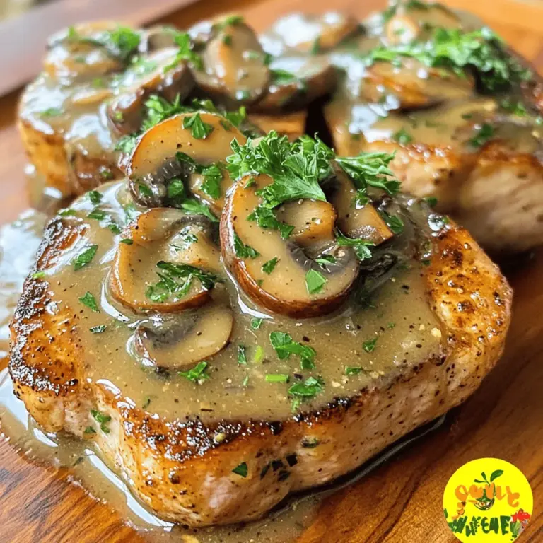 If you're seeking a comforting and flavorful dish that can easily impress at any dinner table, look no further than savory pork chops with rich mushroom gravy. This hearty meal embodies the essence of home-cooked comfort food, combining succulent pork chops with a decadent, velvety gravy that envelops your senses. The marriage of pork with rich, earthy flavors elevates this dish beyond the ordinary, making it a go-to option for weeknight dinners and special occasions alike.