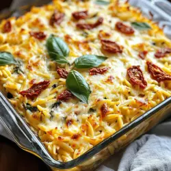 Explore the delightful world of comfort food with our Sundried Tomato Boursin Baked Orzo recipe. This creamy, cheesy dish combines the rich flavors of sun-dried tomatoes, aromatic garlic, and the distinct profile of Boursin cheese, creating a satisfying meal perfect for any occasion. Whether you're cooking for a family dinner, a casual gathering, or simply treating yourself, this baked orzo dish is not only easy to prepare but also a feast for the senses.