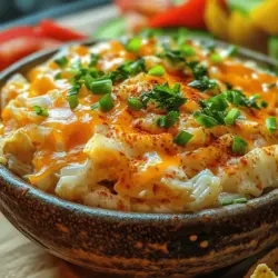 If you're on the hunt for a crowd-pleasing appetizer that packs a punch, look no further than Vegan Spicy Crab Dip. This delectable dish captures the essence of traditional crab dip, but without the seafood, making it a perfect choice for plant-based eaters and seafood lovers alike. Its rich, creamy texture combined with a spicy kick creates an irresistible flavor profile that’s sure to impress at any gathering.